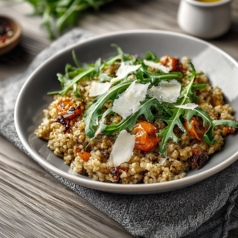 Mehr Informationen zum Thema: Bulgur-Rucola-Pfanne