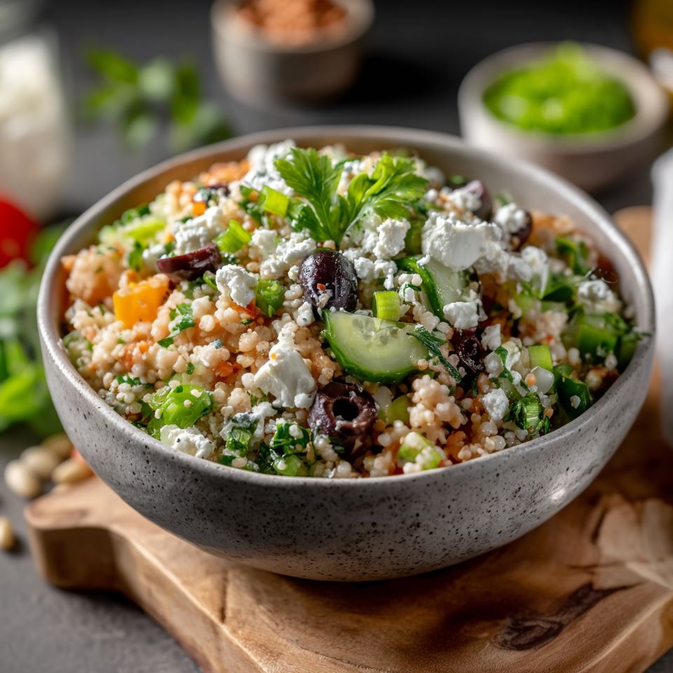 Mehr Informationen zum Thema: Mediterraner Hirse Salat