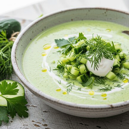 Mehr Informationen zum Thema: Kalte Gurken&shy;suppe