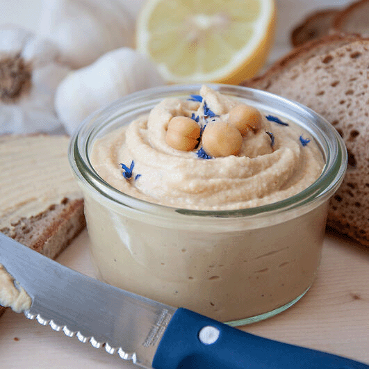 Mehr Informationen zum Thema: Kicher&shy;erbsen&shy;aufstrich